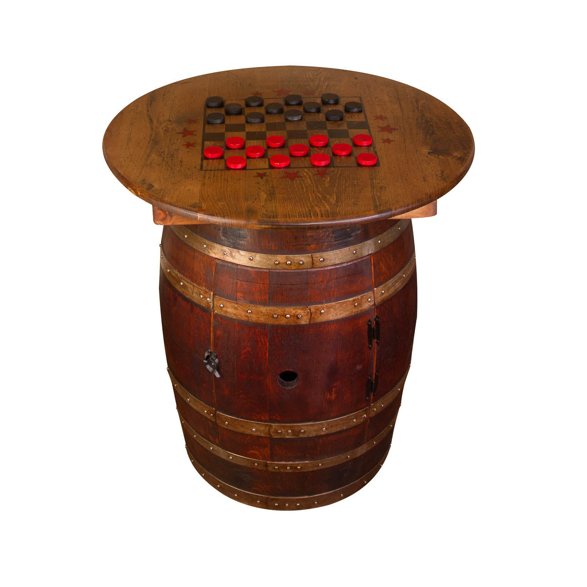 Napa East Whiskey Barrel Game Table
