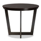 Baxton Studio Alayna Modern and Contemporary Dark Brown Finished 35-Inch-Wide Round Wood Dining Table | Dining Tables | Modishstore - 6