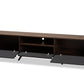 baxton studio naoki modern and contemporary two tone grey and walnut finished wood tv stand with drop down compartments | Modish Furniture Store-3