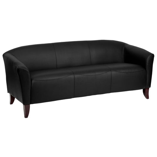 Hercules Imperial Series Black Leathersoft Sofa By Flash Furniture | Sofas | Modishstore