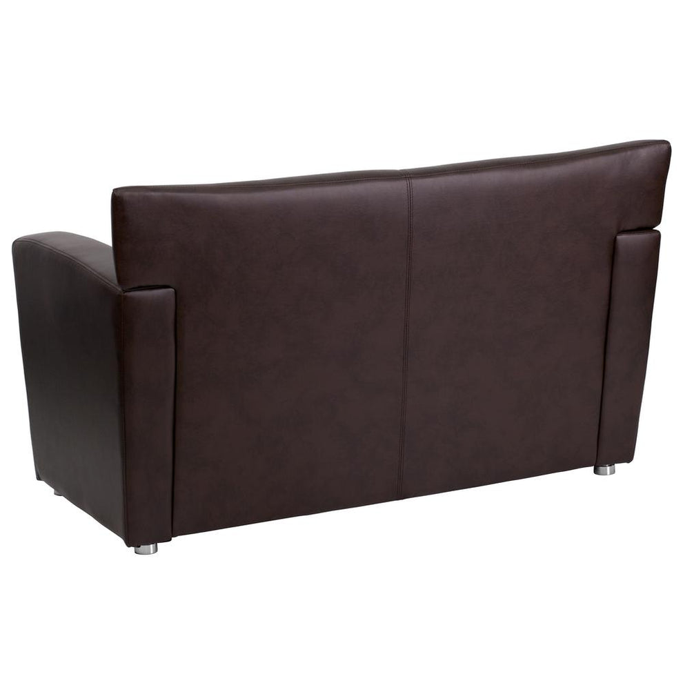 Hercules Majesty Series Brown Leathersoft Loveseat By Flash Furniture | Loveseats | Modishstore - 2