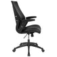 High Back Black Leathersoft Executive Swivel Office Chair With Molded Foam Seat And Adjustable Arms By Flash Furniture | Office Chairs | Modishstore - 2
