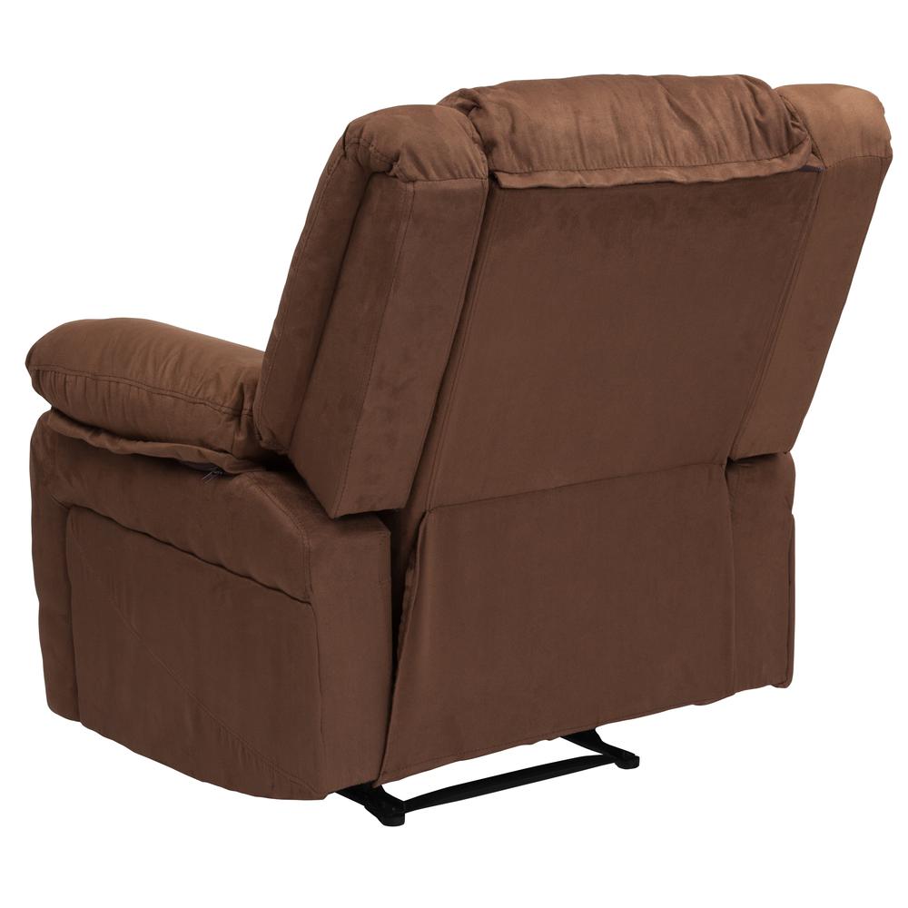 Harmony Series Chocolate Brown Microfiber Recliner By Flash Furniture | Chairs & Recliners | Modishstore - 4