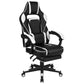 X40 Gaming Chair Racing Ergonomic Computer Chair With Fully Reclining Back/Arms, Slide-Out Footrest, Massaging Lumbar - White By Flash Furniture | Office Chairs | Modishstore - 2