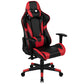 X20 Gaming Chair Racing Office Ergonomic Computer Pc Adjustable Swivel Chair With Fully Reclining Back In Red Leathersoft By Flash Furniture | Office Chairs | Modishstore - 1