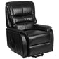 Hercules Series Black Leathersoft Remote Powered Lift Recliner By Flash Furniture | Recliners | Modishstore - 2