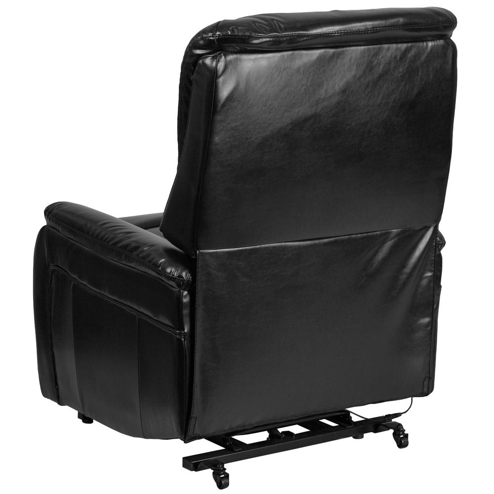 Hercules Series Black Leathersoft Remote Powered Lift Recliner By Flash Furniture | Recliners | Modishstore - 3