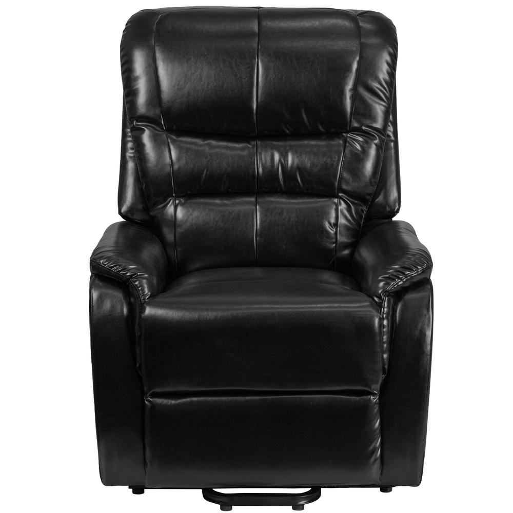 Hercules Series Black Leathersoft Remote Powered Lift Recliner By Flash Furniture | Chairs & Recliners | Modishstore - 4