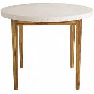 Terrazza Bistro Table-Sand by Texture Designideas | Dining Tables | Modishstore