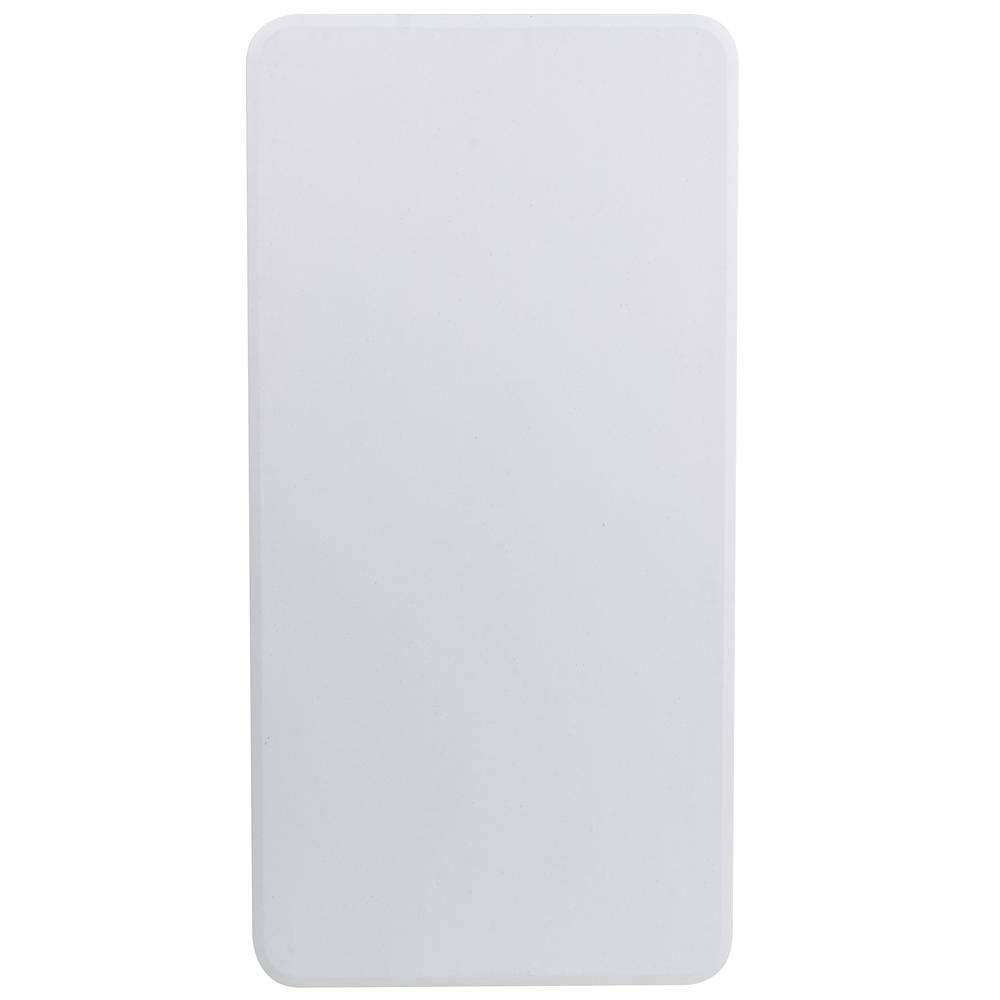 4-Foot Granite White Plastic Folding Table By Flash Furniture | Side Tables | Modishstore - 4