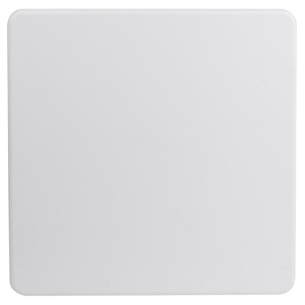 2.85-Foot Square Granite White Plastic Folding Table By Flash Furniture | Side Tables | Modishstore - 4