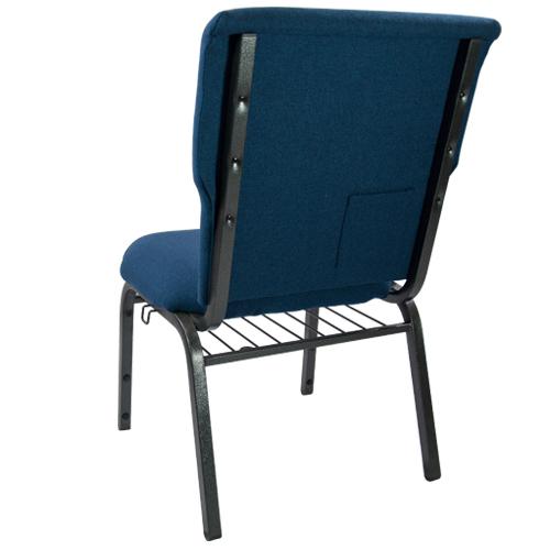 Advantage Navy Discount Church Chair - 21 In. Wide By Flash Furniture | Side Chairs | Modishstore - 2