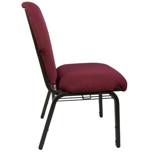 Advantage Maroon Discount Church Chair - 21 In. Wide By Flash Furniture | Side Chairs | Modishstore - 3