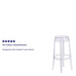 29.75'' High Transparent Barstool By Flash Furniture | Bar Stools | Modishstore - 4