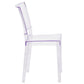 Phantom Series Transparent Stacking Side Chair By Flash Furniture | Dining Chairs | Modishstore - 2