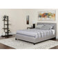 Tribeca Queen Size Tufted Upholstered Platform Bed In Light Gray Fabric With Memory Foam Mattress By Flash Furniture | Beds | Modishstore - 1