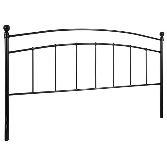 Woodstock Decorative Black Metal King Size Headboard By Flash Furniture | Headboards | Modishstore - 1