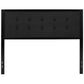Bristol Metal Tufted Upholstered Queen Size Headboard In Black Fabric By Flash Furniture | Headboards | Modishstore - 1