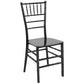 Hercules Series Black Resin Stacking Chiavari Chair By Flash Furniture | Side Chairs | Modishstore - 1