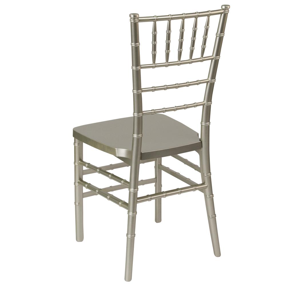 Hercules Premium Series Champagne Resin Stacking Chiavari Chair By Flash Furniture | Side Chairs | Modishstore - 3