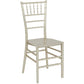 Hercules Series Champagne Resin Stacking Chiavari Chair By Flash Furniture | Side Chairs | Modishstore