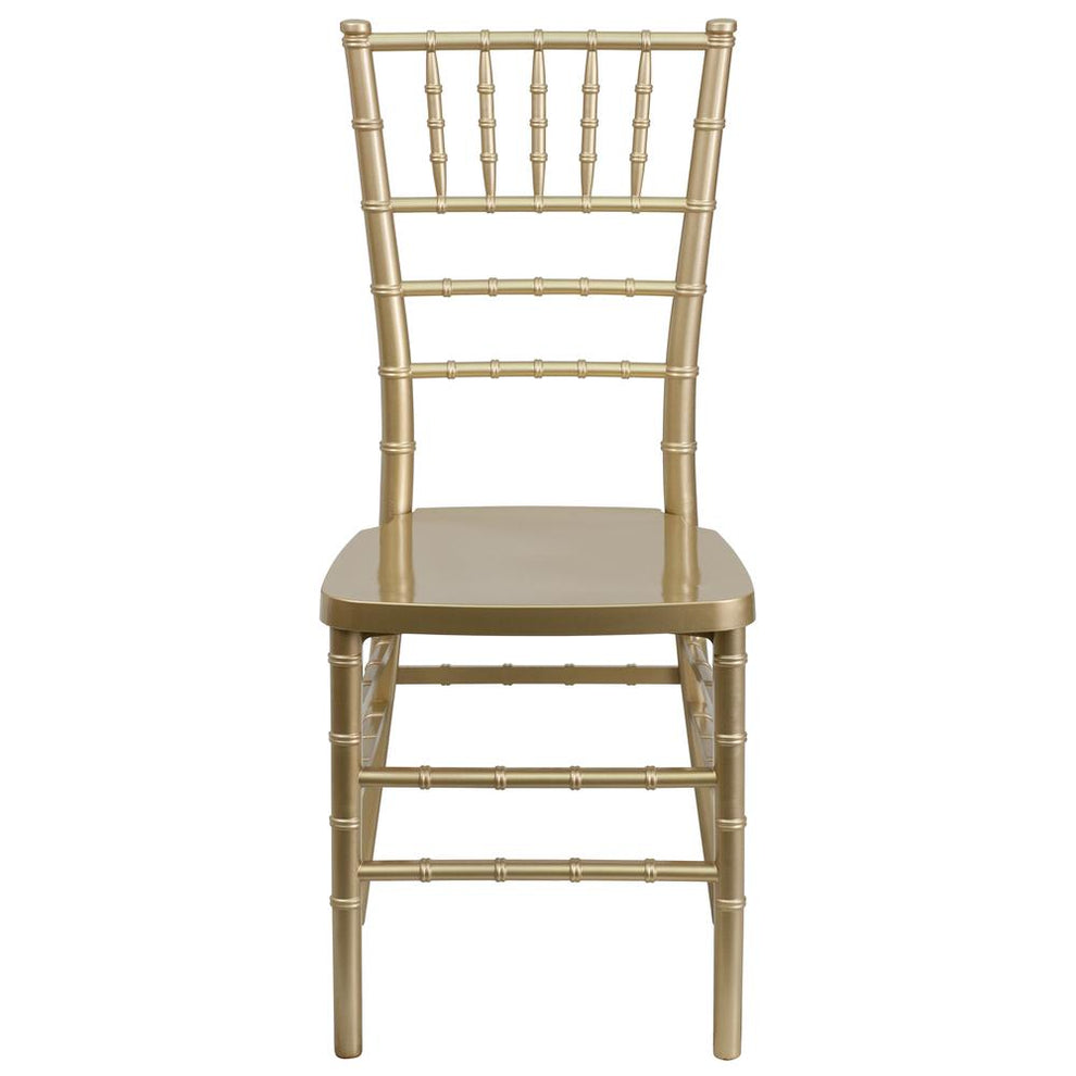Hercules Premium Series Gold Resin Stacking Chiavari Chair By Flash Furniture | Dining Chairs | Modishstore - 4