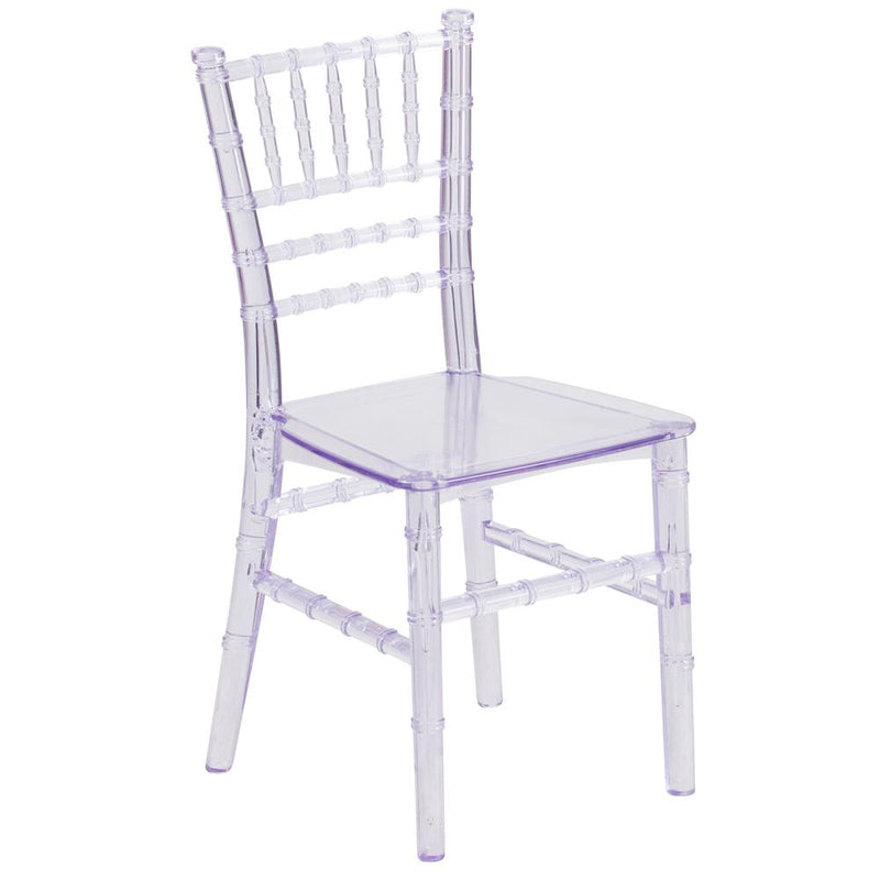 Kids Crystal Transparent Chiavari Chair By Flash Furniture | Dining Chairs | Modishstore - 1