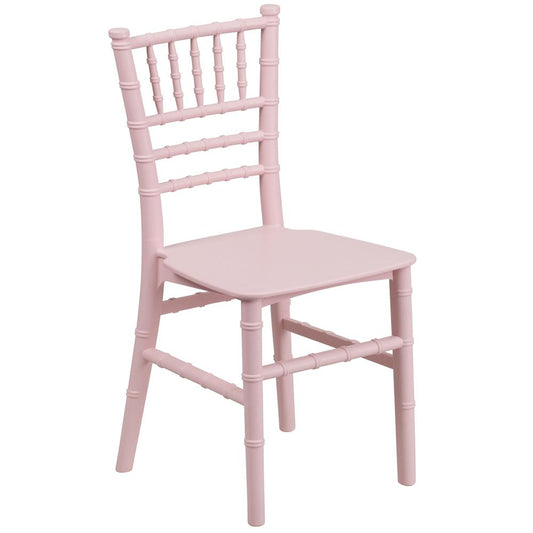 Kids Pink Resin Chiavari Chair By Flash Furniture | Dining Chairs | Modishstore - 1