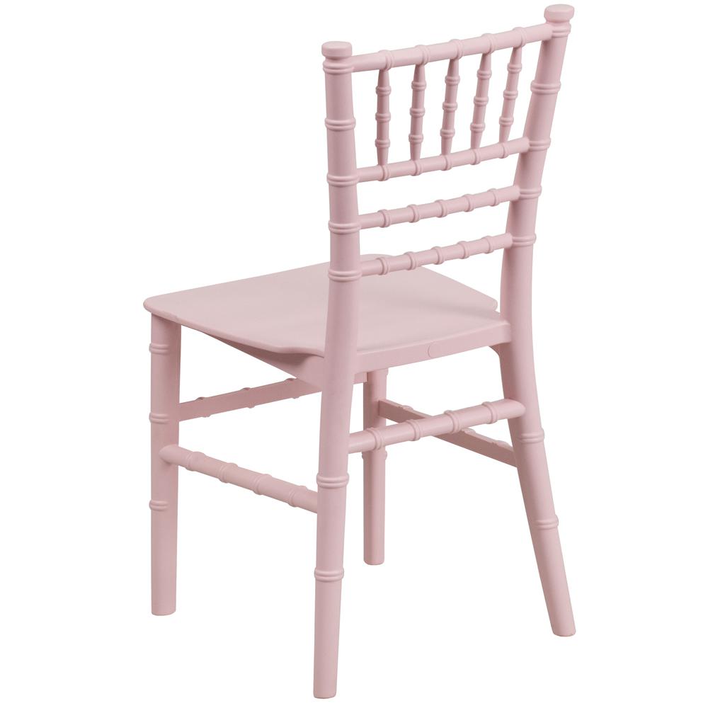 Kids Pink Resin Chiavari Chair By Flash Furniture | Dining Chairs | Modishstore - 3