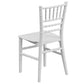 Kids White Resin Chiavari Chair By Flash Furniture | Dining Chairs | Modishstore - 3