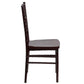 Hercules Premium Series Mahogany Resin Stacking Chiavari Chair By Flash Furniture | Dining Chairs | Modishstore - 2
