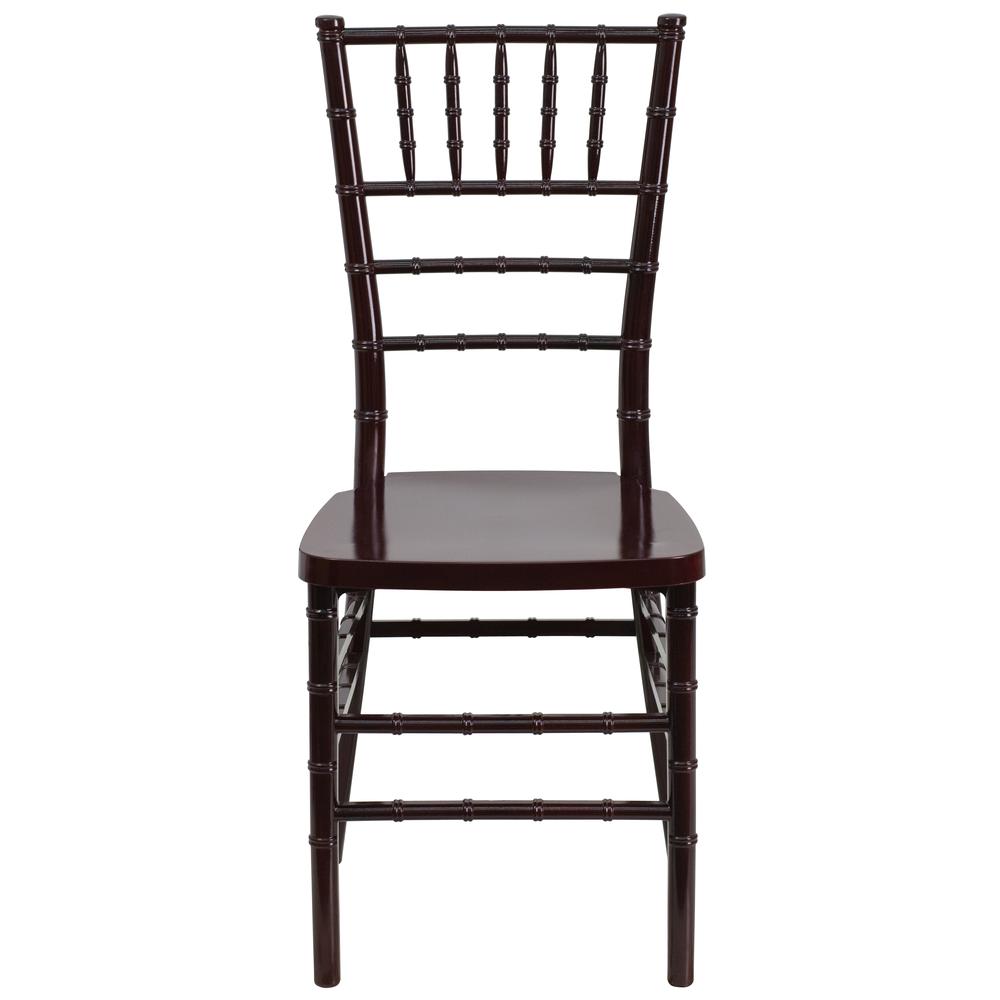 Hercules Premium Series Mahogany Resin Stacking Chiavari Chair By Flash Furniture | Dining Chairs | Modishstore - 4