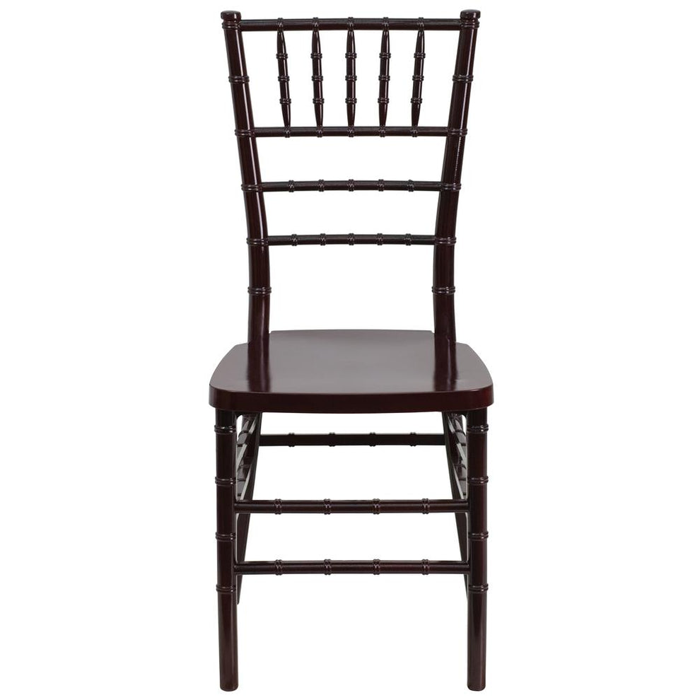 Hercules Premium Series Mahogany Resin Stacking Chiavari Chair By Flash Furniture | Dining Chairs | Modishstore - 4