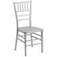 Hercules Premium Series Silver Resin Stacking Chiavari Chair By Flash Furniture | Dining Chairs | Modishstore