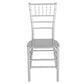 Hercules Series Silver Resin Stacking Chiavari Chair By Flash Furniture | Side Chairs | Modishstore - 4
