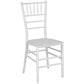Hercules Series White Resin Stacking Chiavari Chair By Flash Furniture | Side Chairs | Modishstore - 1