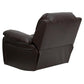 Brown Leathersoft Rocker Recliner By Flash Furniture | Recliners | Modishstore - 3