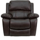 Brown Leathersoft Rocker Recliner By Flash Furniture | Recliners | Modishstore - 4