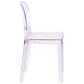 Ghost Chair With Tear Back In Transparent Crystal By Flash Furniture | Dining Chairs | Modishstore - 2