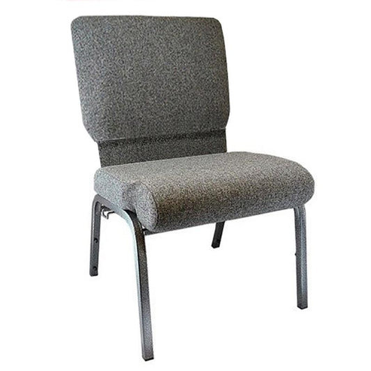 Advantage Charcoal Gray Church Chair 20.5 In. Wide By Flash Furniture | Side Chairs | Modishstore