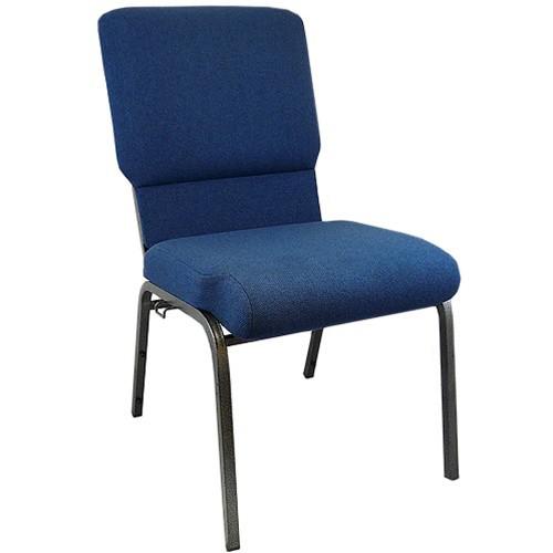 Advantage Navy Church Chairs 18.5 In. Wide By Flash Furniture | Side Chairs | Modishstore