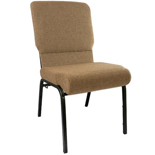 Advantage Mixed Tan Church Chairs 18.5 In. Wide By Flash Furniture | Side Chairs | Modishstore