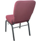 Advantage Signature Elite Maroon Church Chair - 20 In. Wide By Flash Furniture | Side Chairs | Modishstore - 2