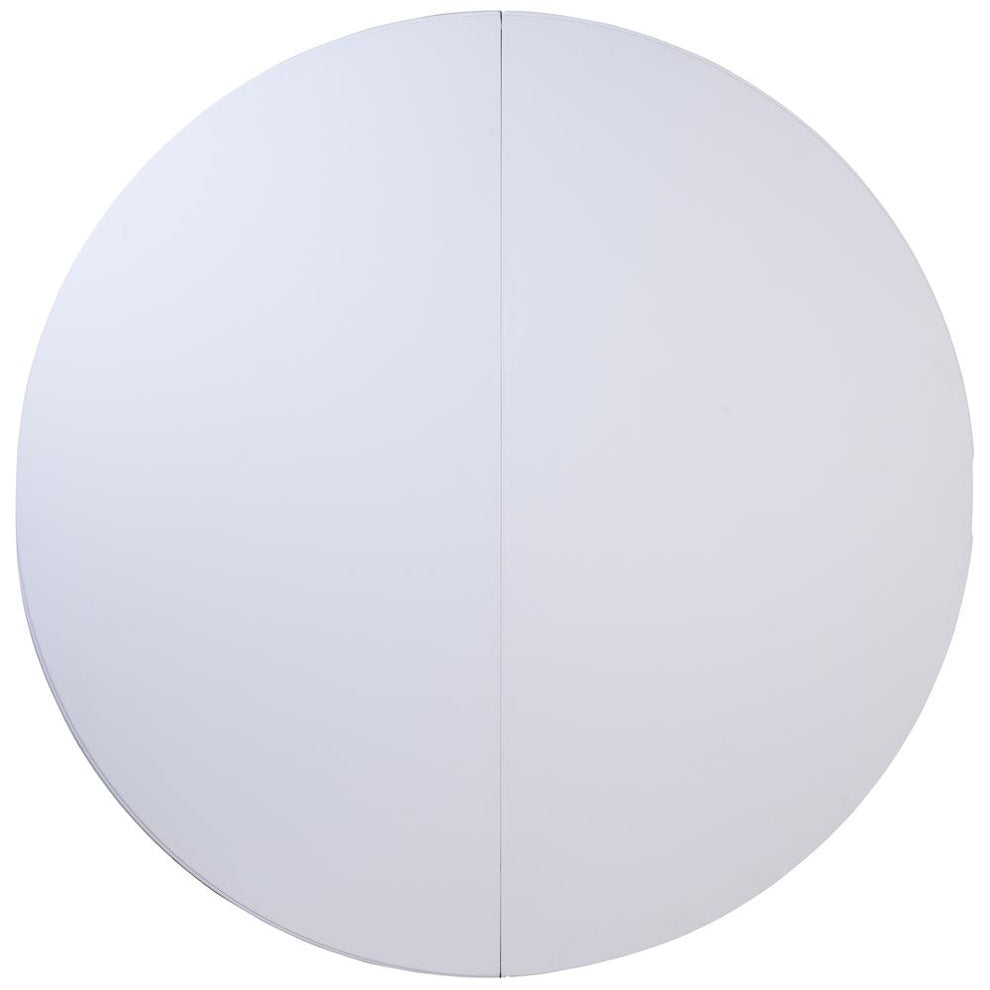 5.89-Foot Round Bi-Fold Granite White Plastic Banquet And Event Folding Table With Carrying Handle By Flash Furniture | Outdoor Tables | Modishstore - 3