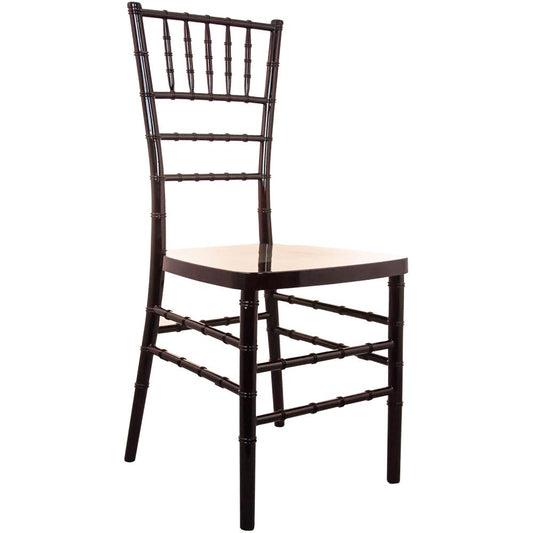 Advantage Mahogany Resin Chiavari Chair By Flash Furniture | Side Chairs | Modishstore