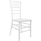 Advantage White Resin Chiavari Chair By Flash Furniture | Side Chairs | Modishstore - 1