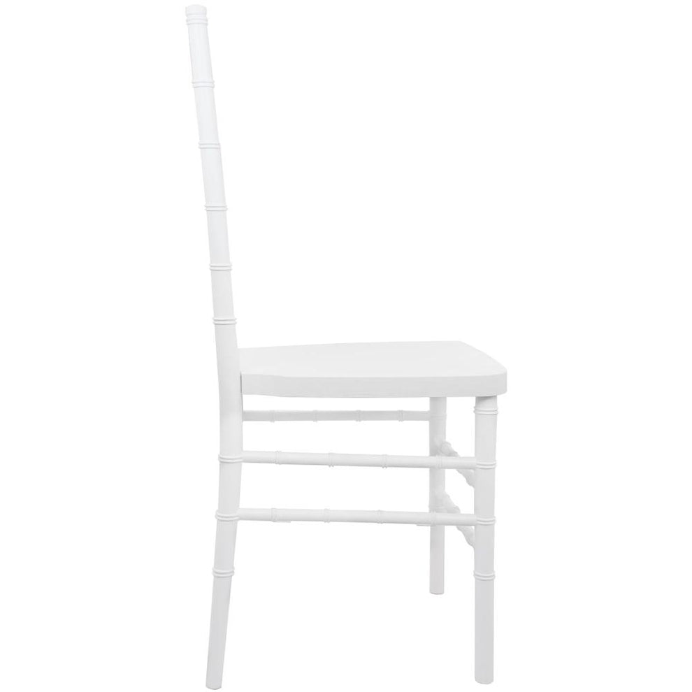 Advantage White Resin Chiavari Chair By Flash Furniture | Side Chairs | Modishstore - 3
