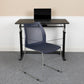 Hercules Series 661 Lb. Capacity Navy Stack Chair With Air-Vent Back And Gray Powder Coated Sled Base By Flash Furniture | Side Chairs | Modishstore - 3