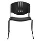 Hercules Series 400 Lb. Capacity Black Plastic Stack Chair With Black Frame By Flash Furniture | Side Chairs | Modishstore - 4