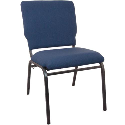 Advantage Navy Multipurpose Church Chairs - 18.5 In. Wide By Flash Furniture | Side Chairs | Modishstore